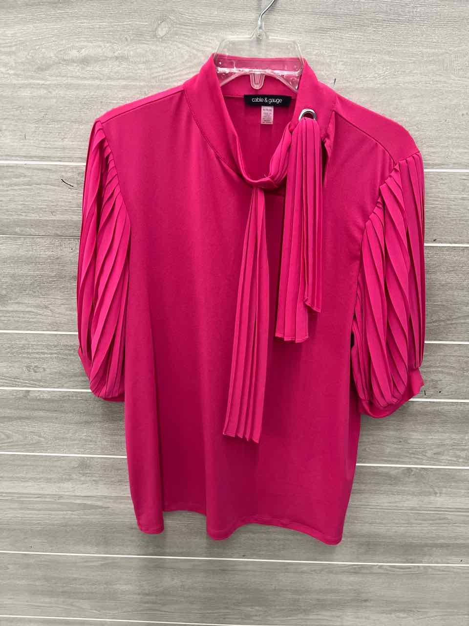 Cable & Gauge Size XL Pink Womens Shirt