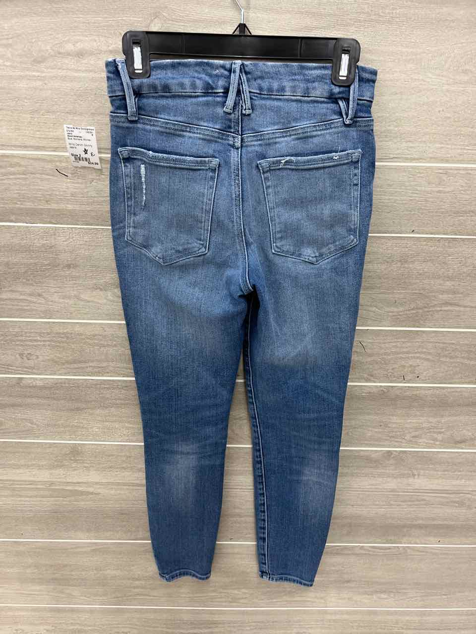Good American Blue Womens Women Size 2 Jeans