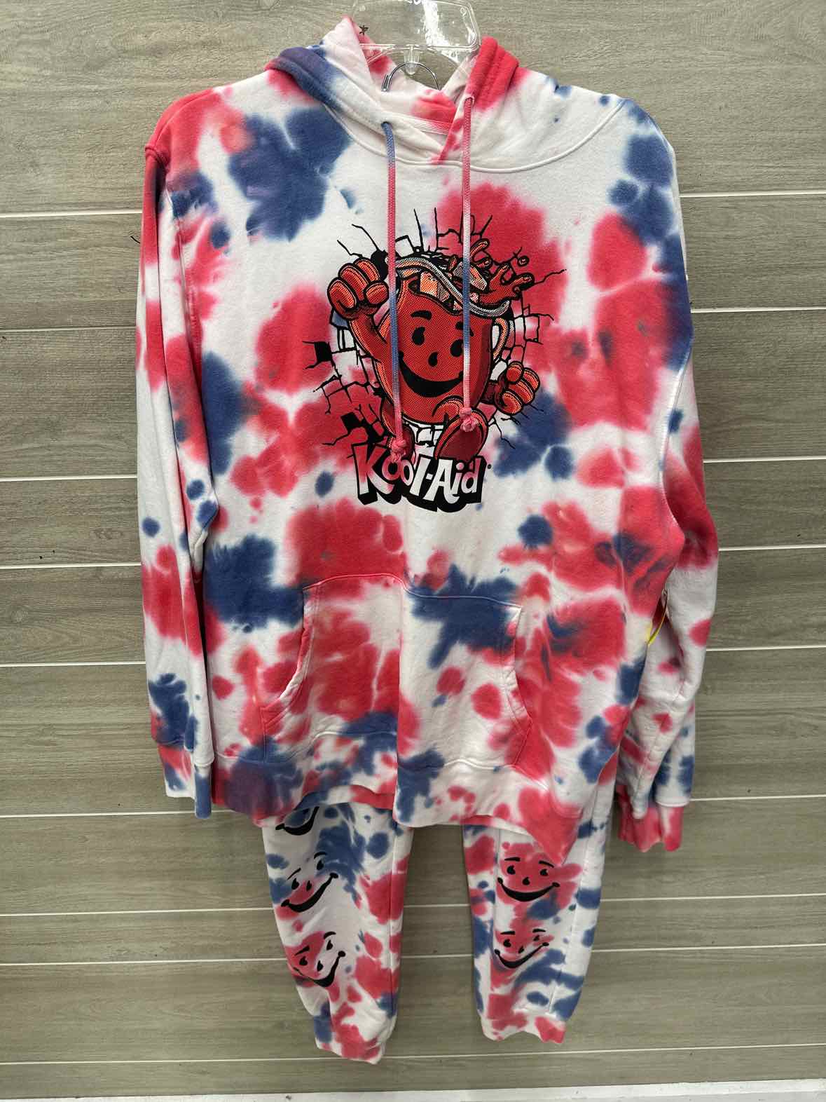 Size L Red Womens Pant Set