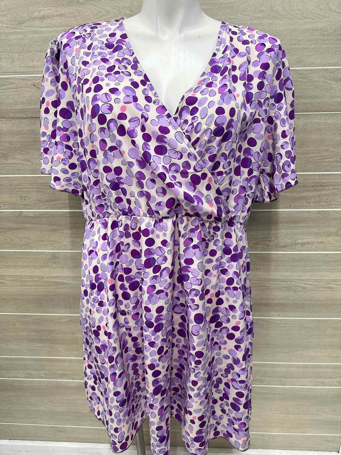 Size 22 Purple Plus Dress
