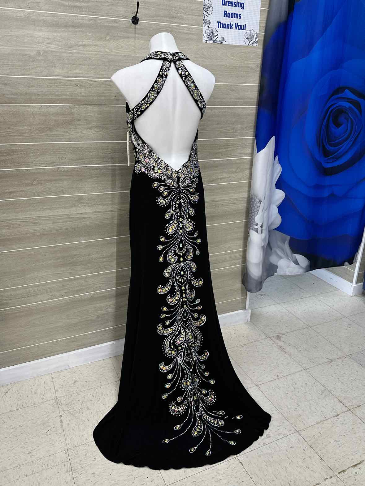 Black Womens Women Size 10/12 Gown/Evening Wear