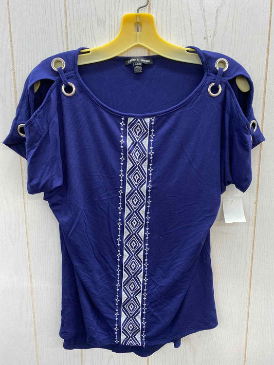 Cable & Gauge Blue Womens Size Small Shirt