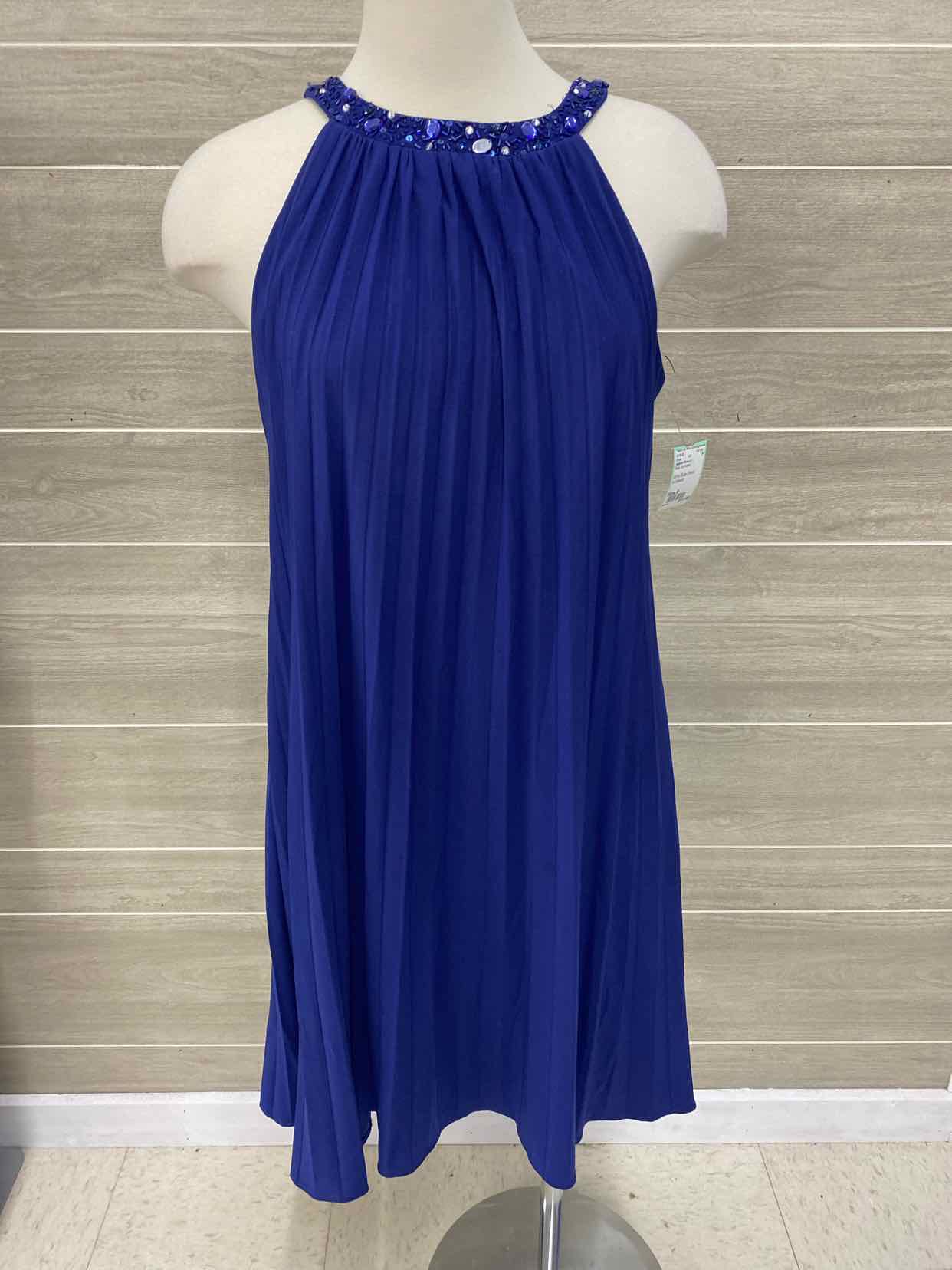 Jessica Howard Blue Womens Size 8 Dress