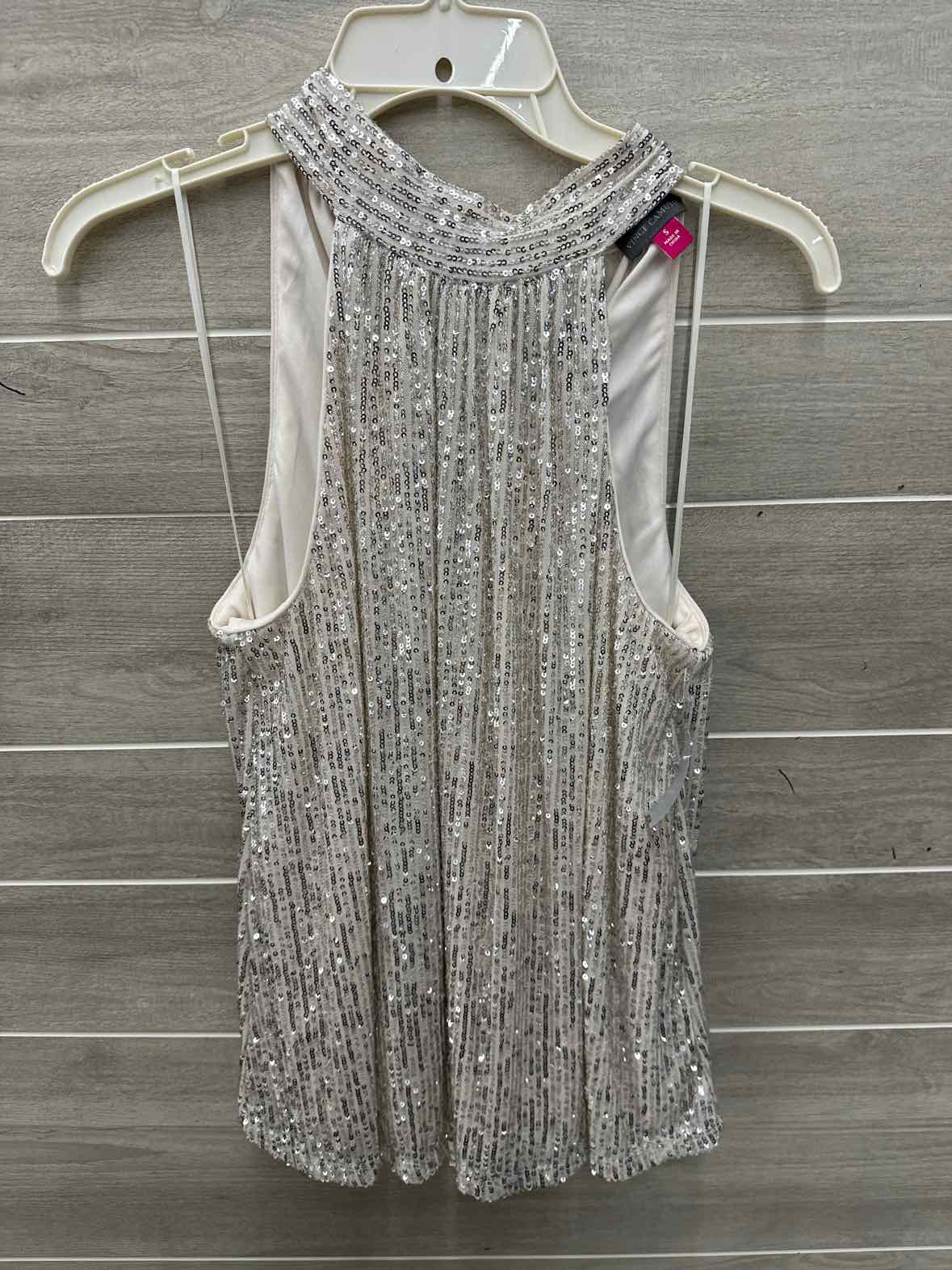 Vince Camuto Cream Womens Women Size Small Tank Top