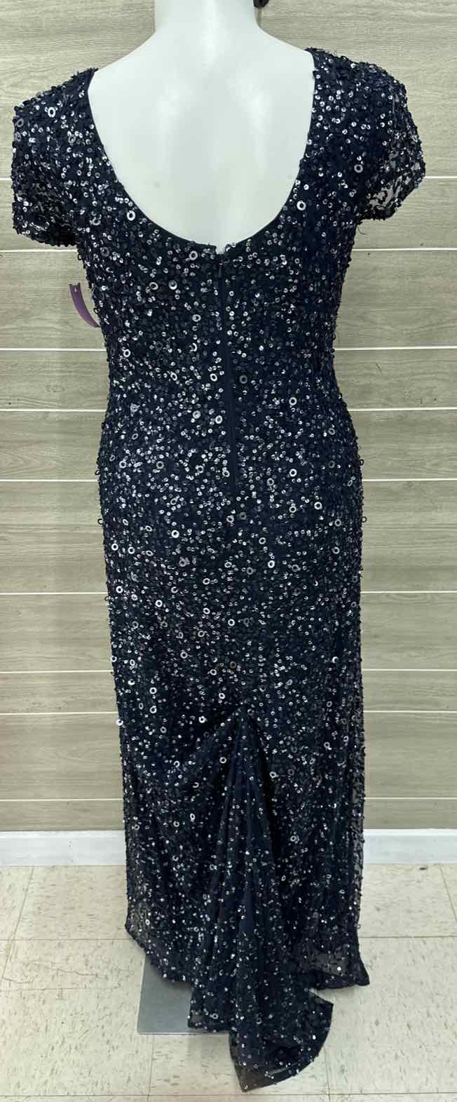 Adrianna Papell Navy Womens Size 10 Gown/Evening Wear