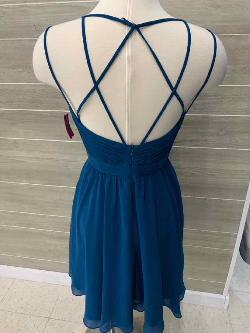Blue Womens Size 4 Dress