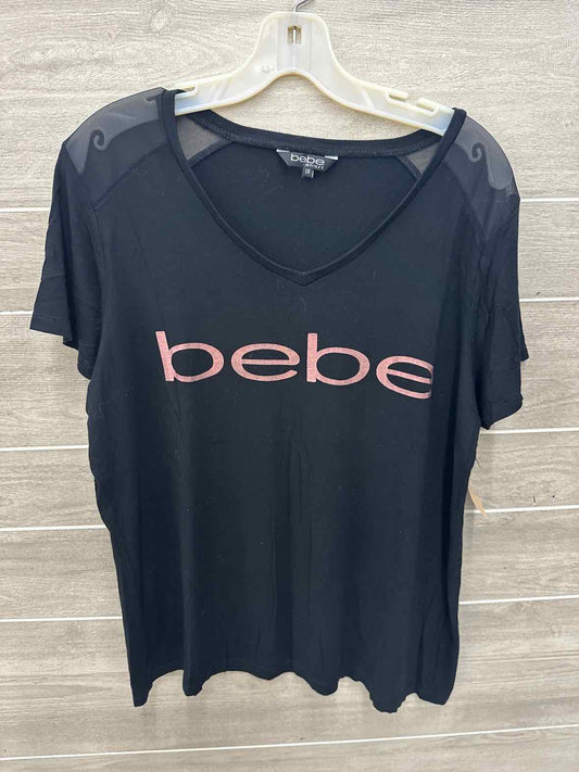 Bebe Black Womens Size 1X Shirt