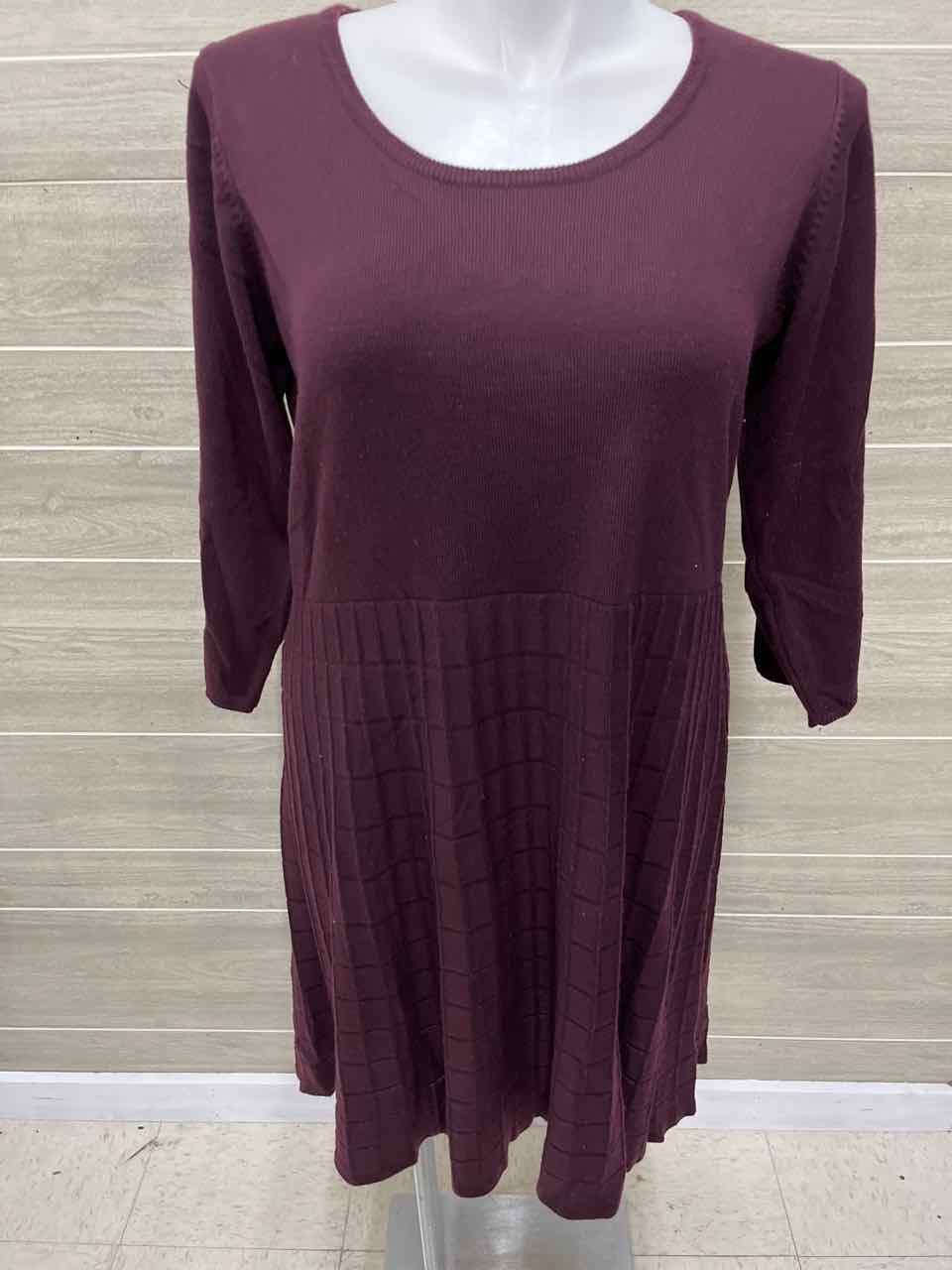 Calvin Klein Size 1X Brown Plus Dress