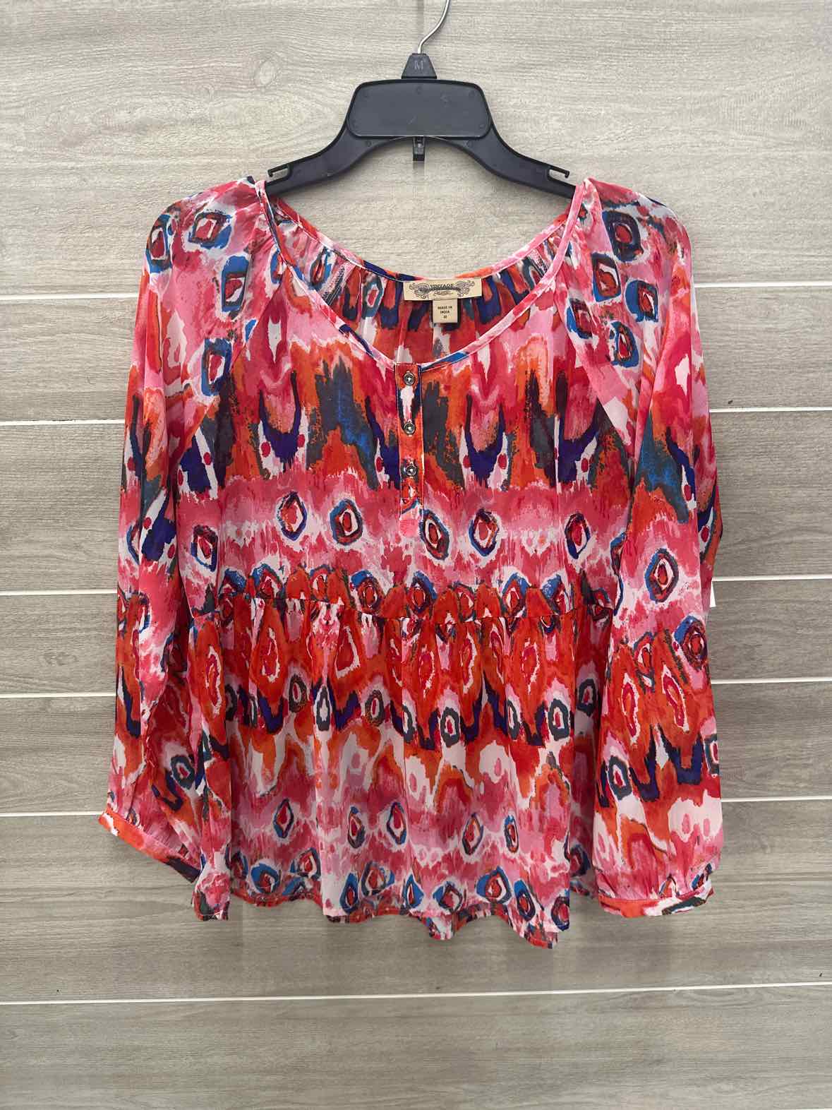 Vintage America Pink Womens Size Small Shirt