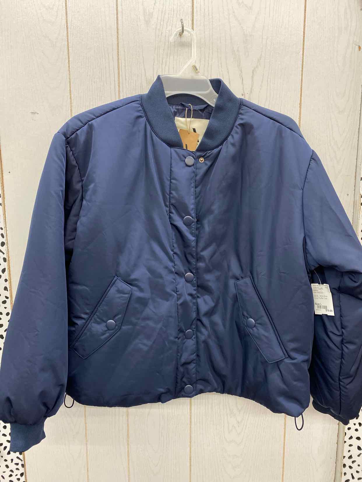 Amazon Blue Womens Size L Jacket (Outdoor)