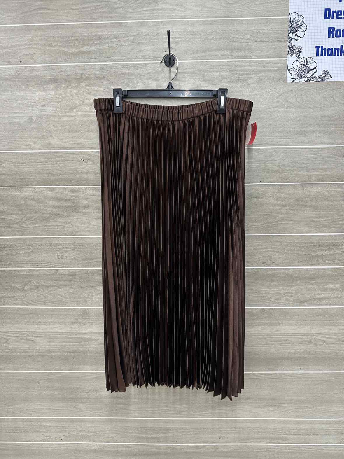 Anne Klein Brown Womens Women Size 12/14 Skirt