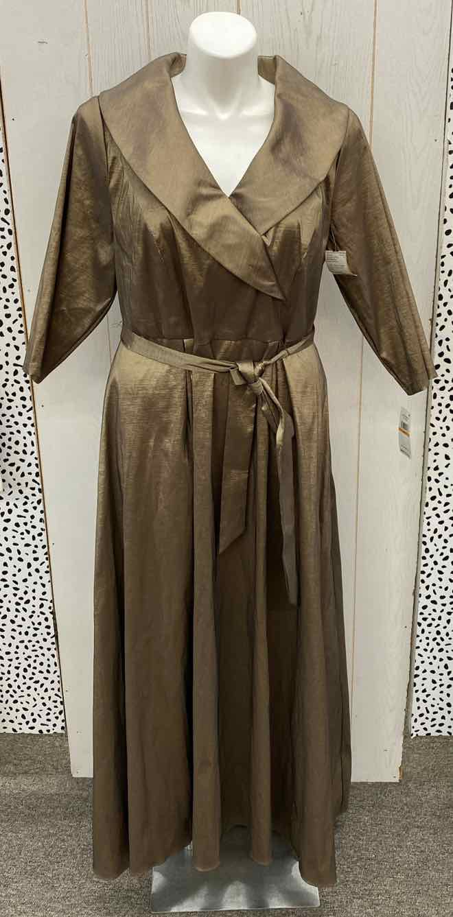 Alex Evenings Brown Womens Size 16W Gown/Evening Wear