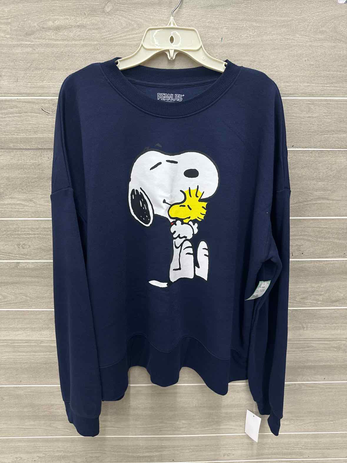 Peanuts Size XXL Blue Plus Sweater