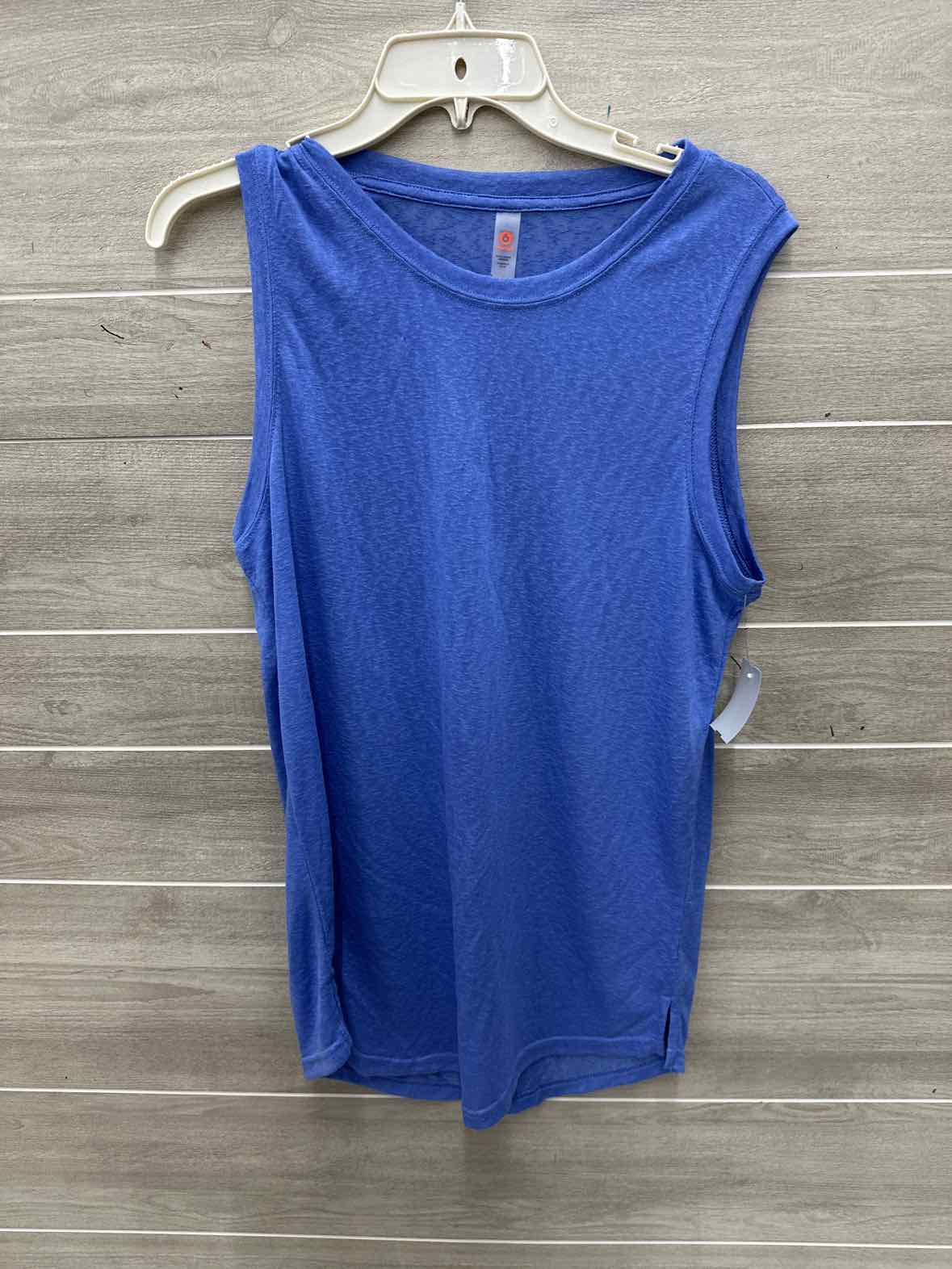 Mono b Size L Blue Womens Tank Top