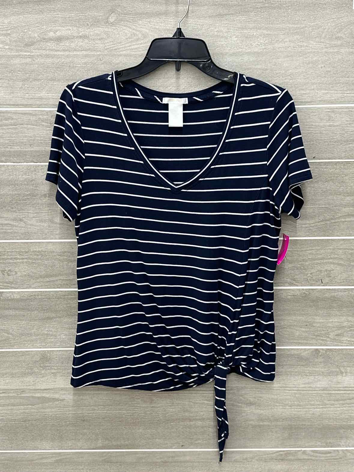 Matty M Navy Womens Size Small Shirt