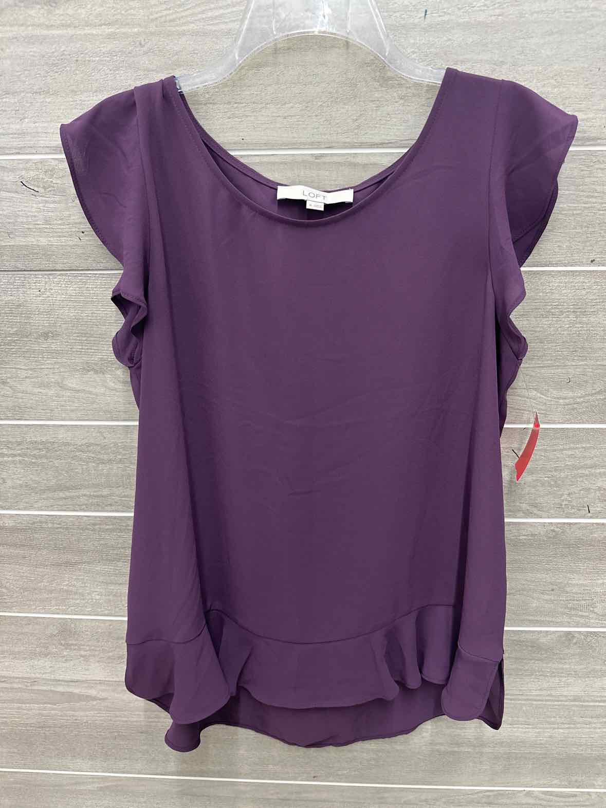 LOFT Size M Purple Womens Shirt