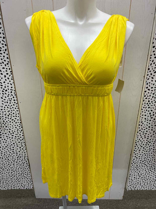 LOFT Yellow Womens Size 12 Dress