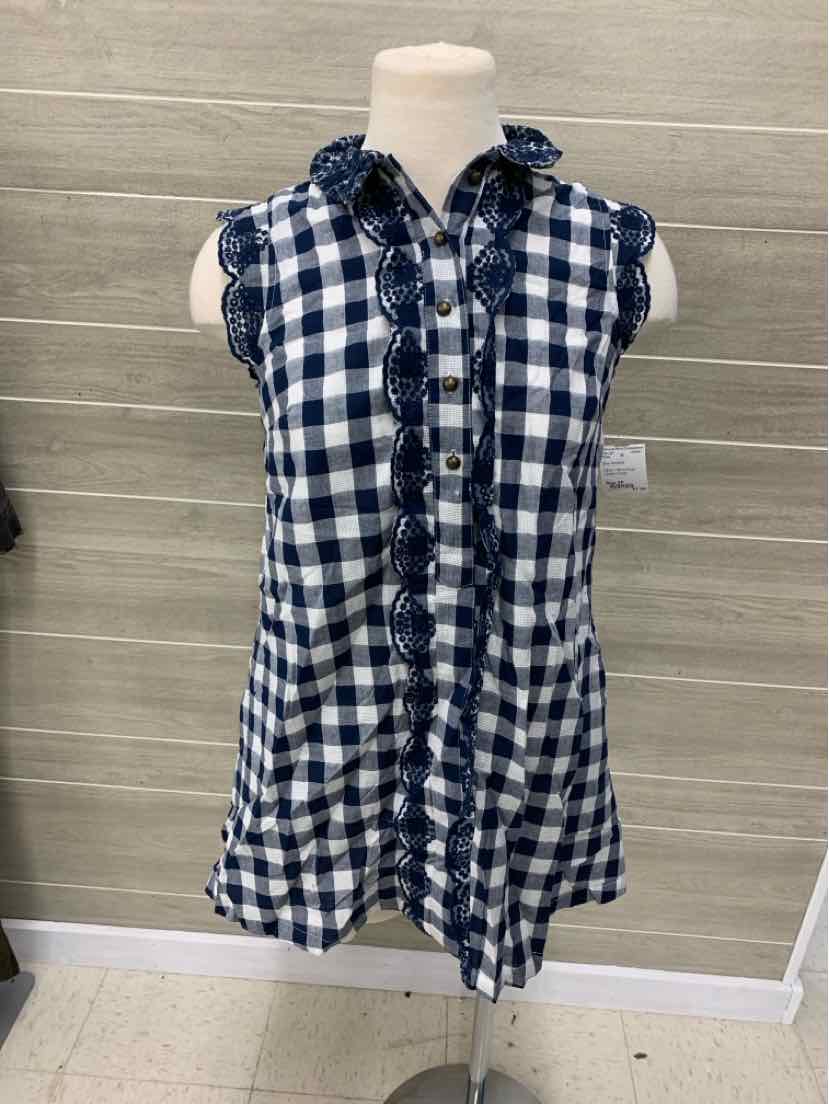 Blue Womens Size 4P Dress