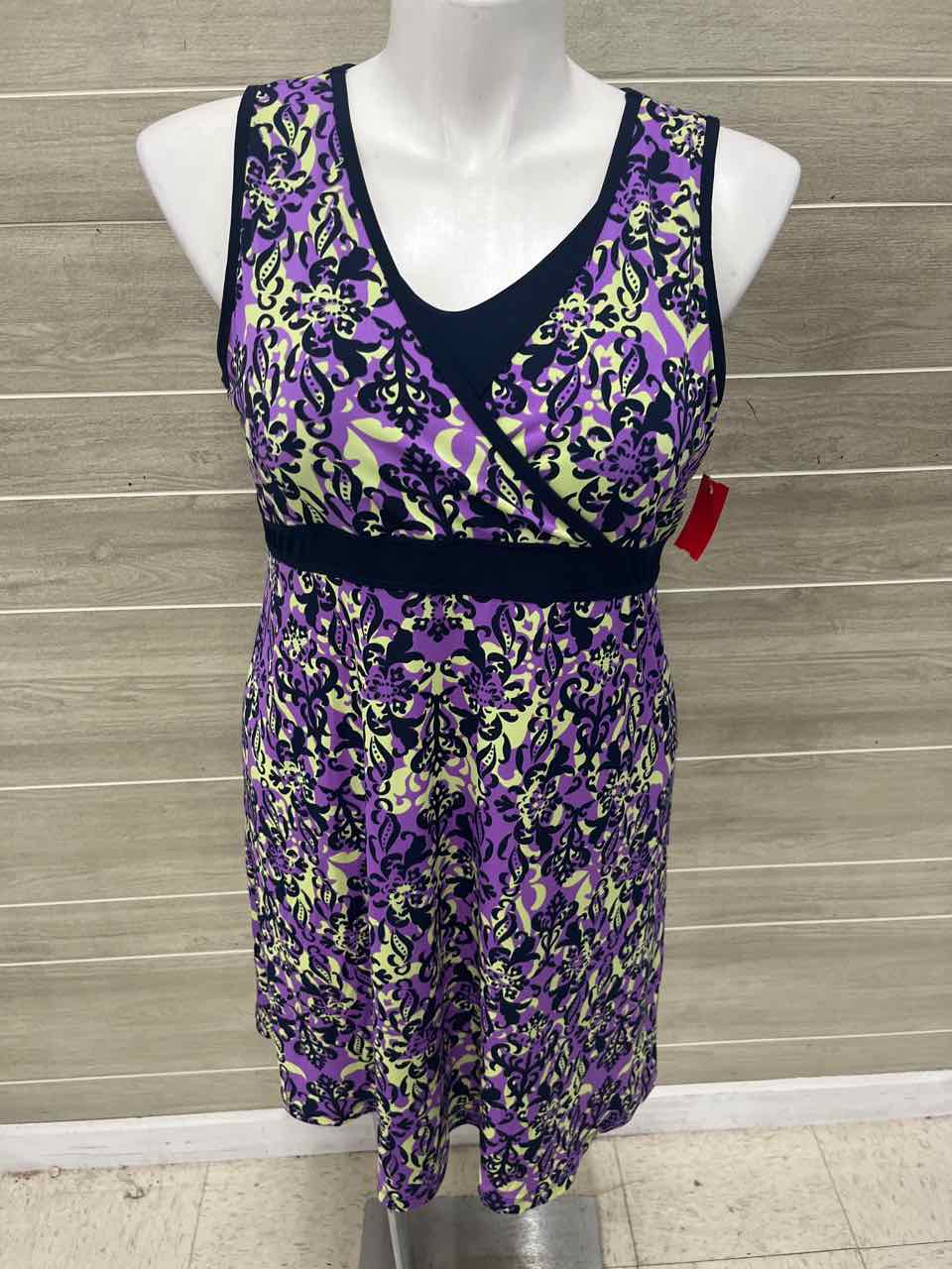 TekGear Size 12/14 Purple Womens Dress