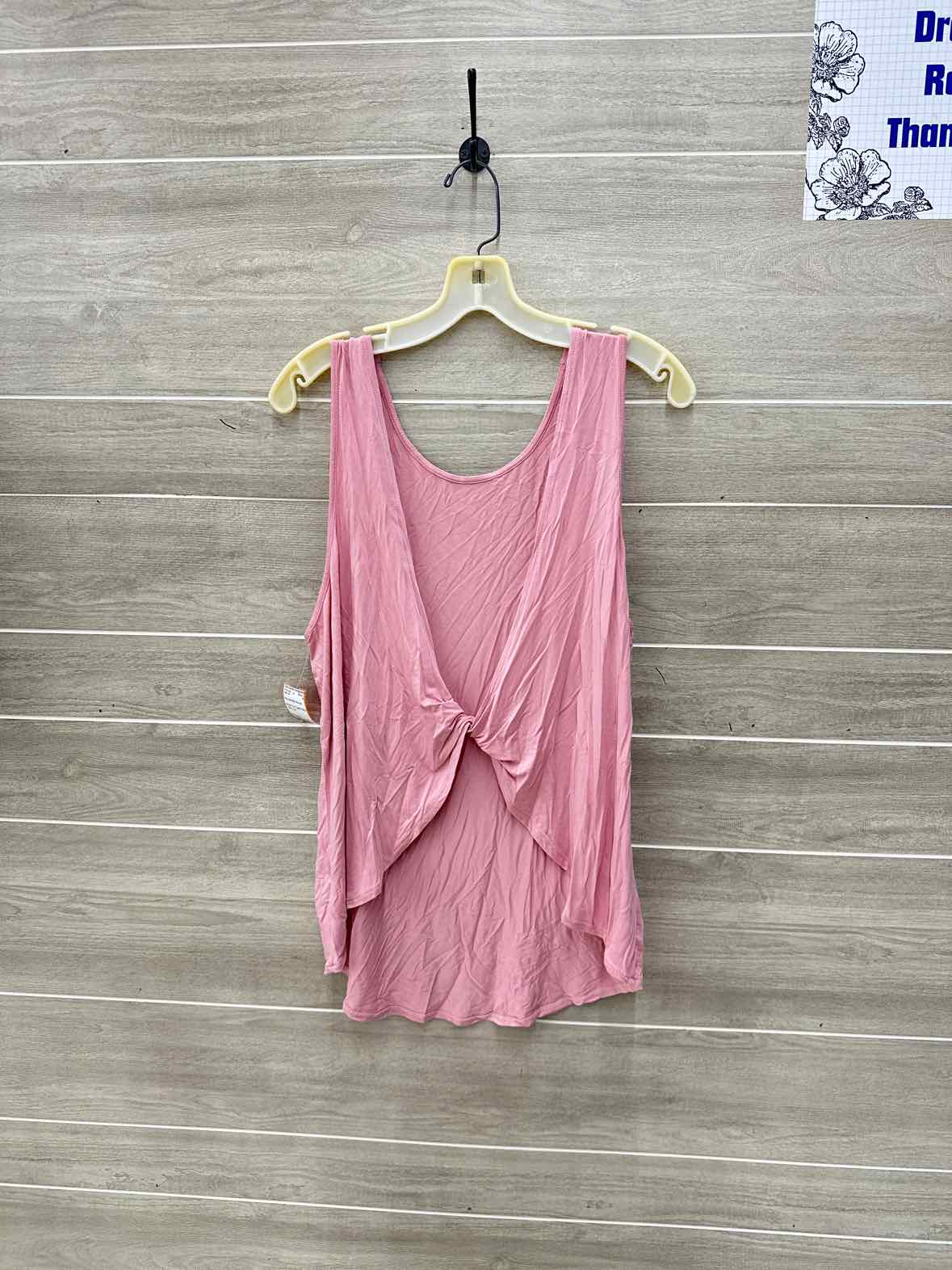 Pink Womens Women Size XL Tank Top