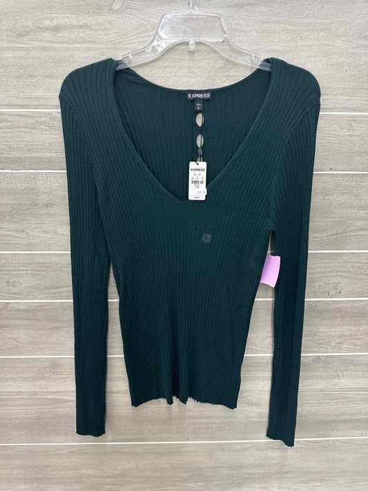 Express Green Womens Size L Shirt