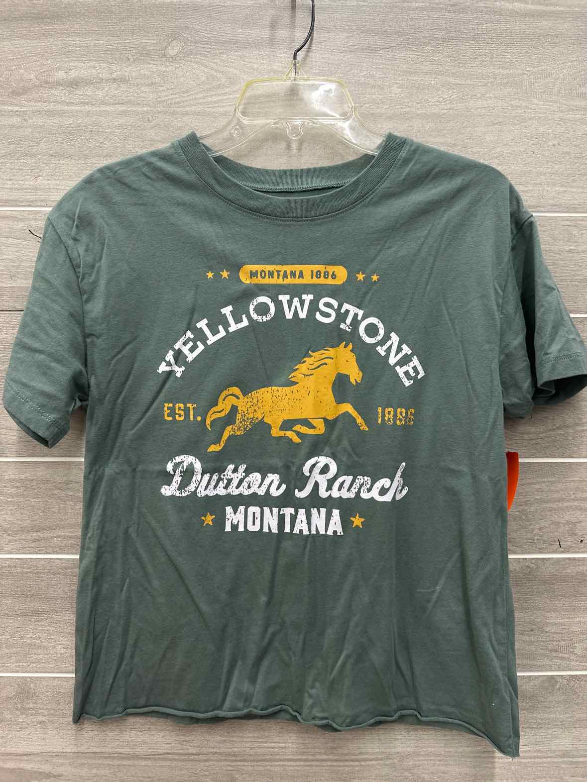 Yellowstone Size M Green Womens Shirt