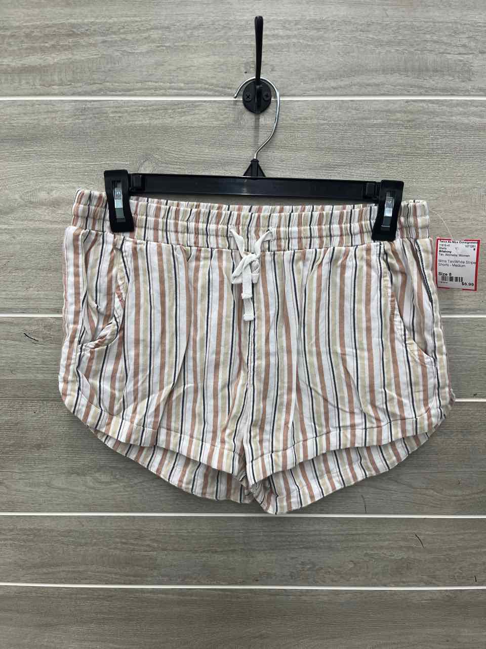 Billabong Size 8 Tan Womens Shorts