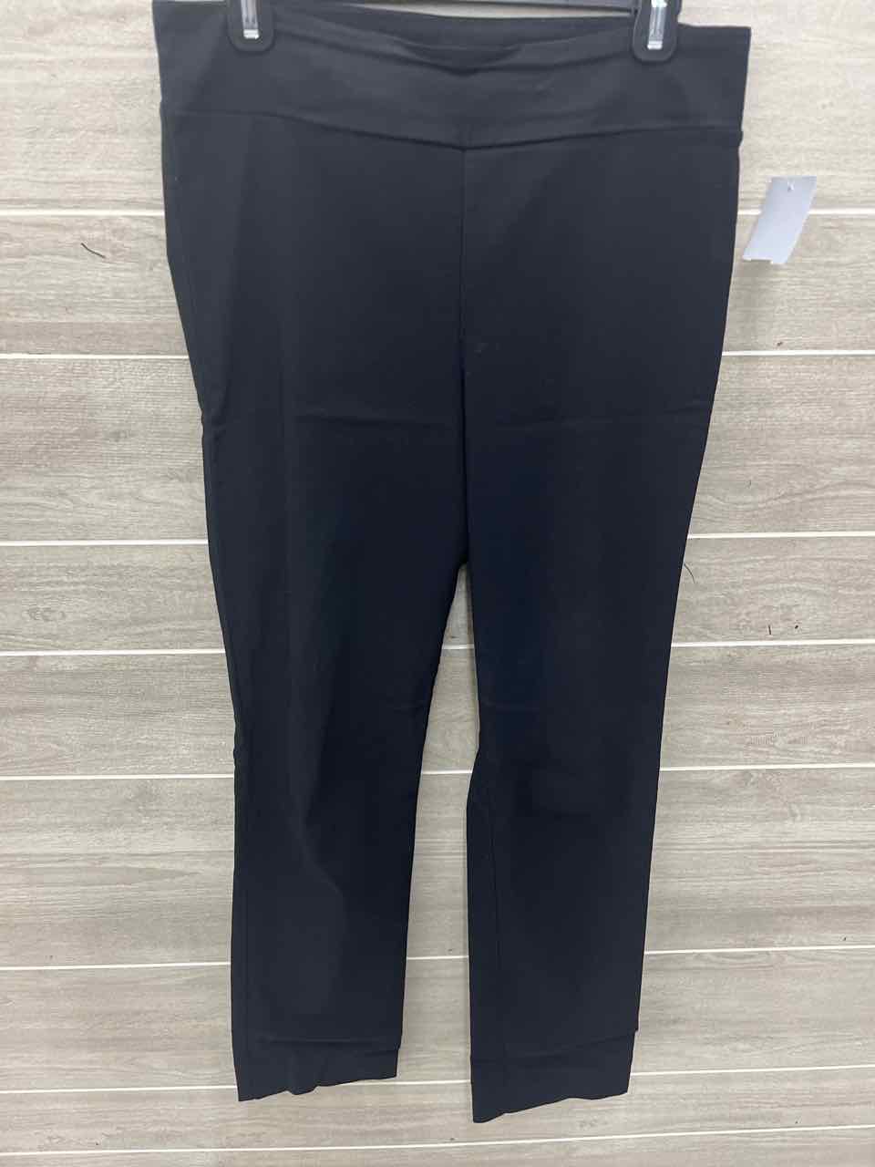 Margaret M Black Womens Women Size 12 Pants