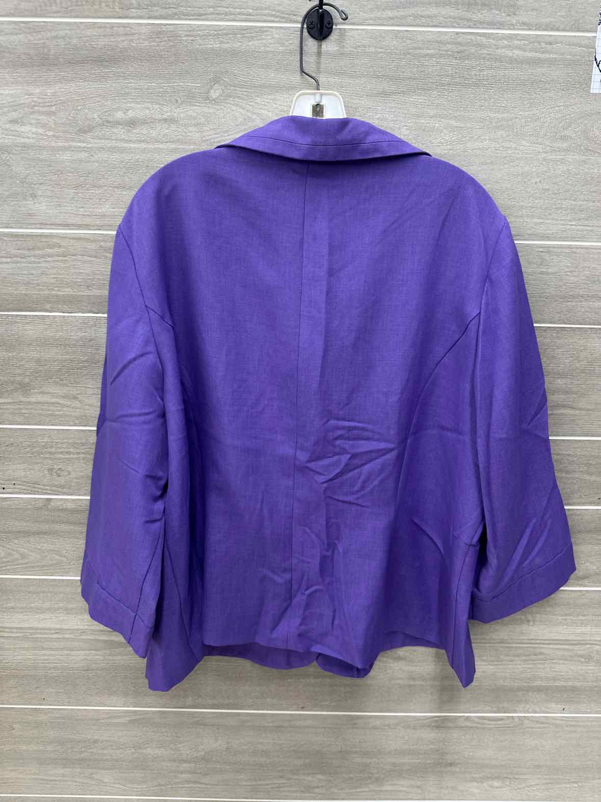 Dressbarn Purple Womens Size 3X Blazer