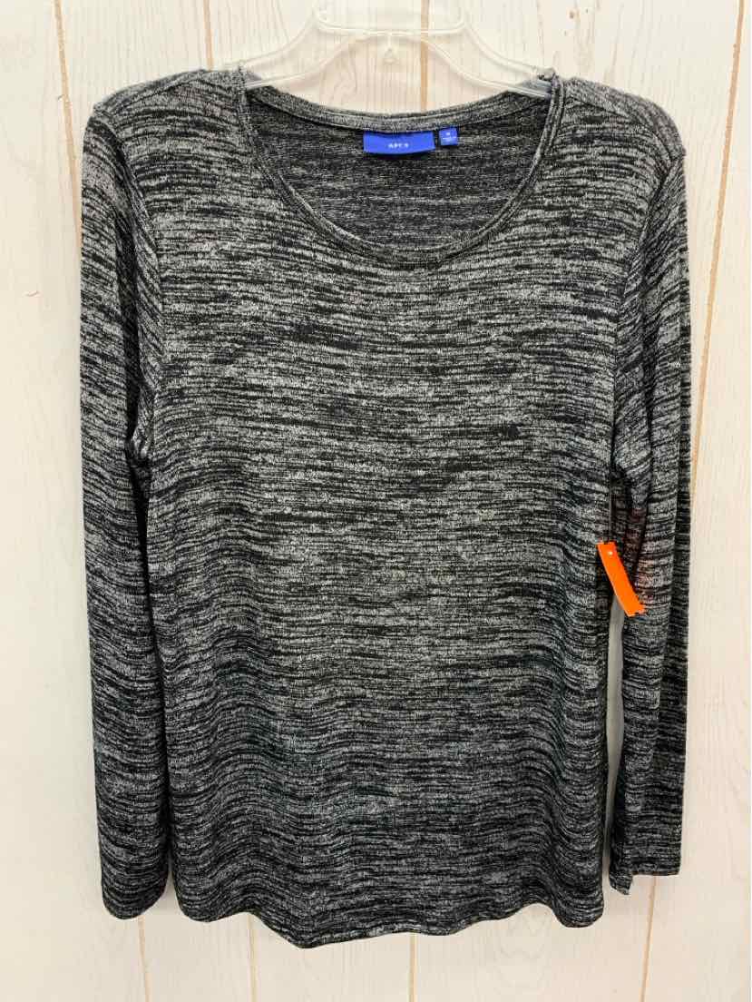 Apt 9 Gray Womens Size M Shirt