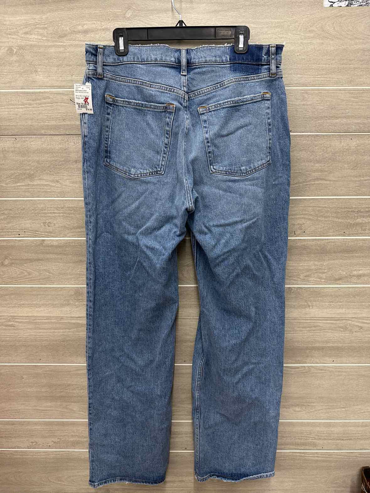 Abercrombie & Fitch Size 14 Long Blue Womens Jeans