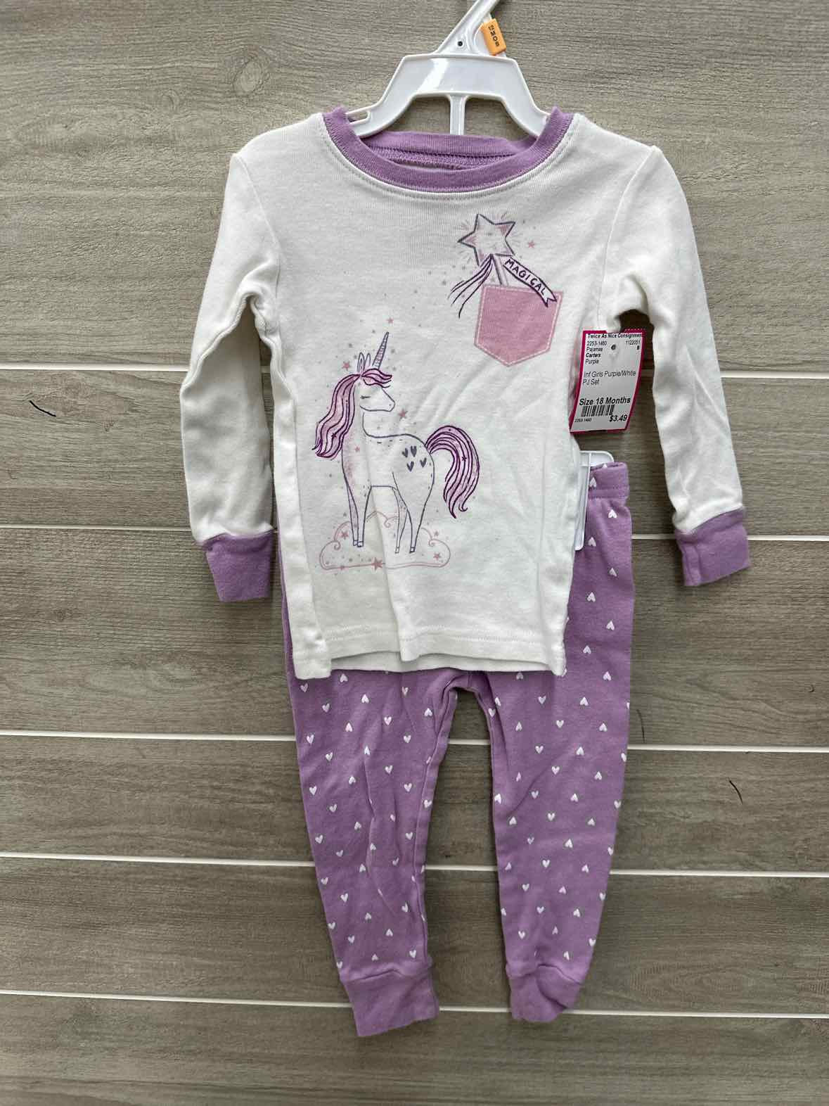 Carters Infant 18 Months Pajamas