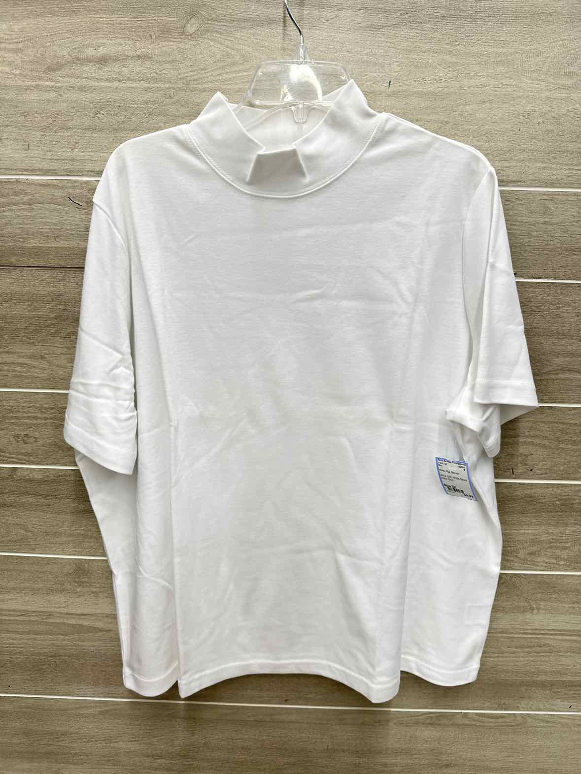 Size 3X White Plus Shirt