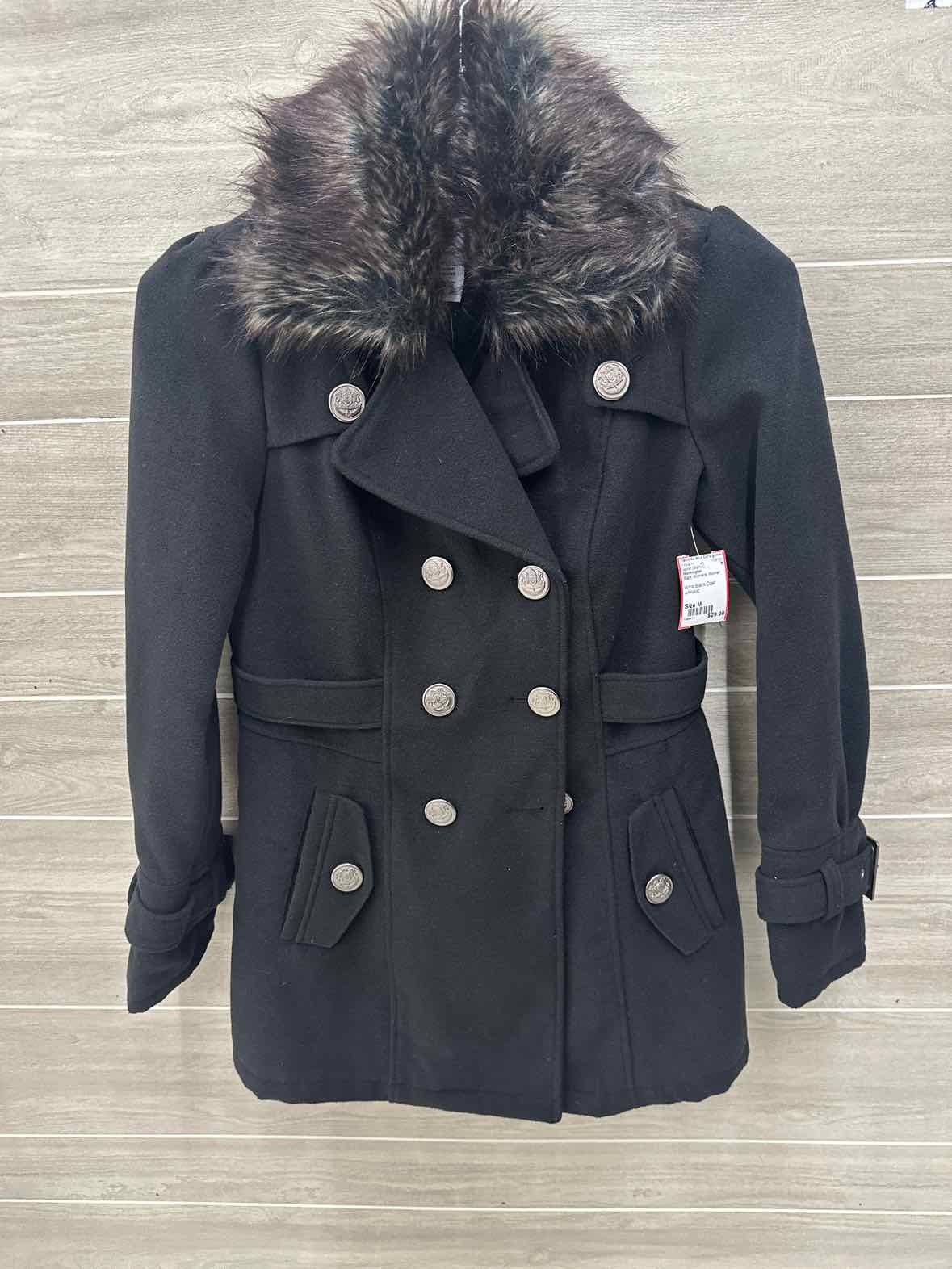 Worthington Black Womens Women Size M Jacket (Outdoor)