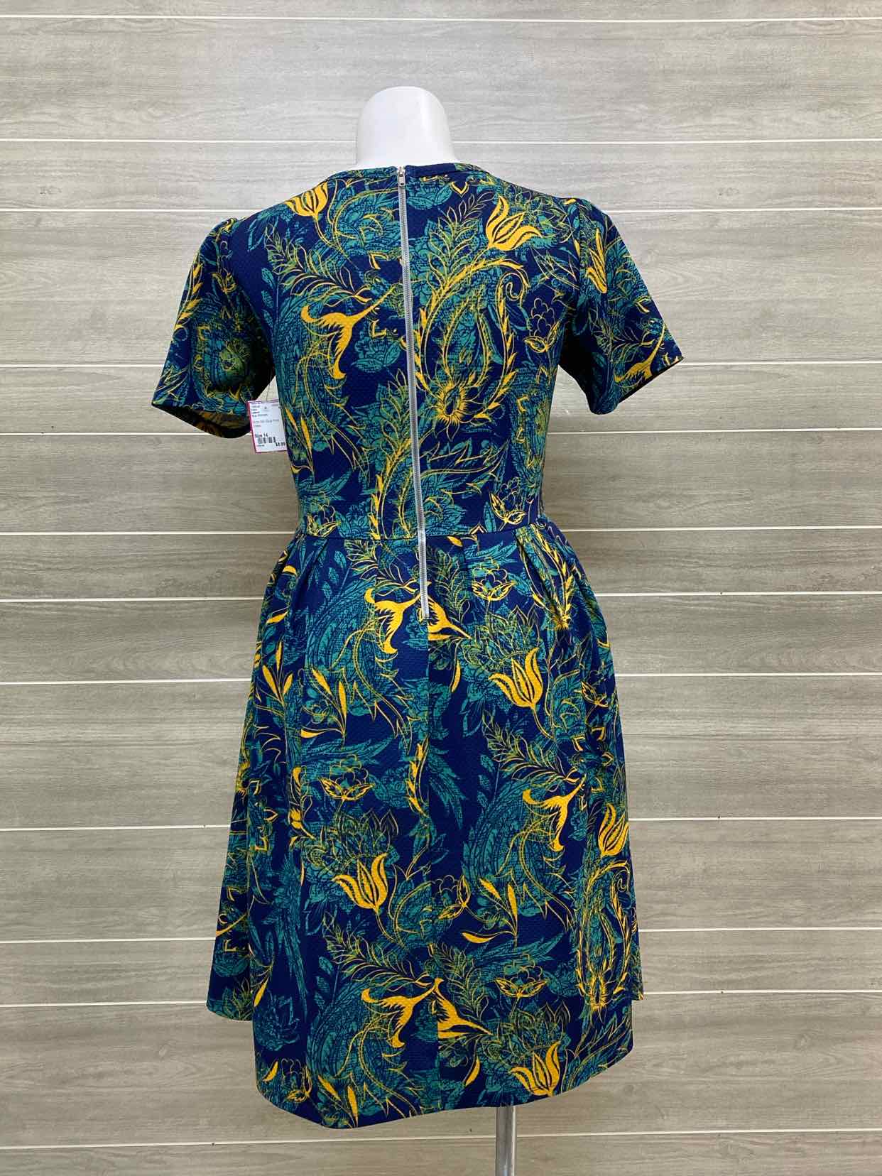 Lularoe Blue Womens Size 14 Dress