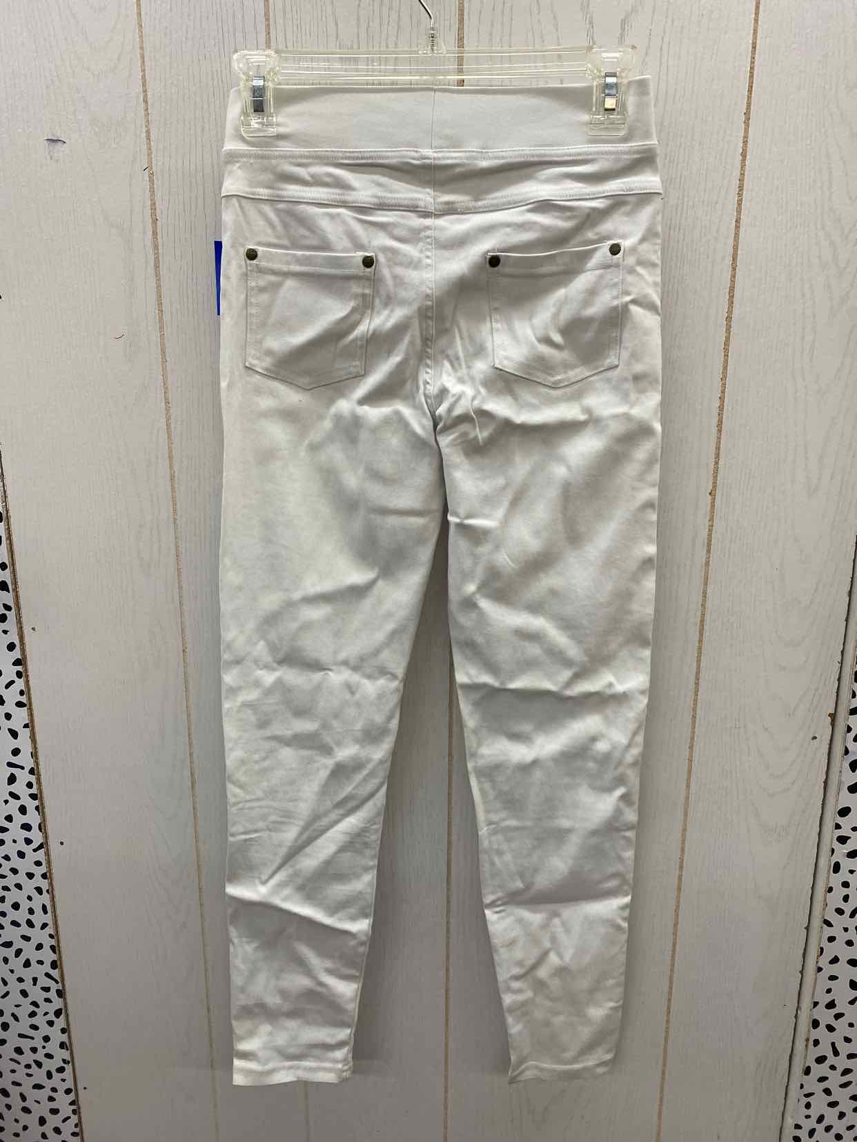 White Womens Size 6 Pants