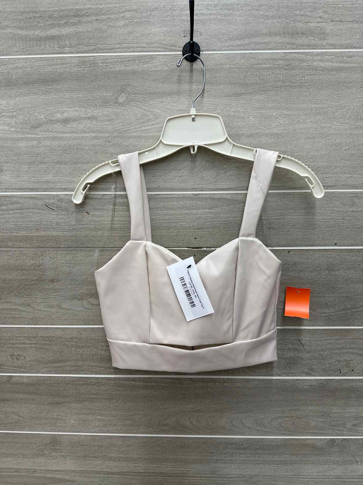 Size S Cream Junior Tank Top