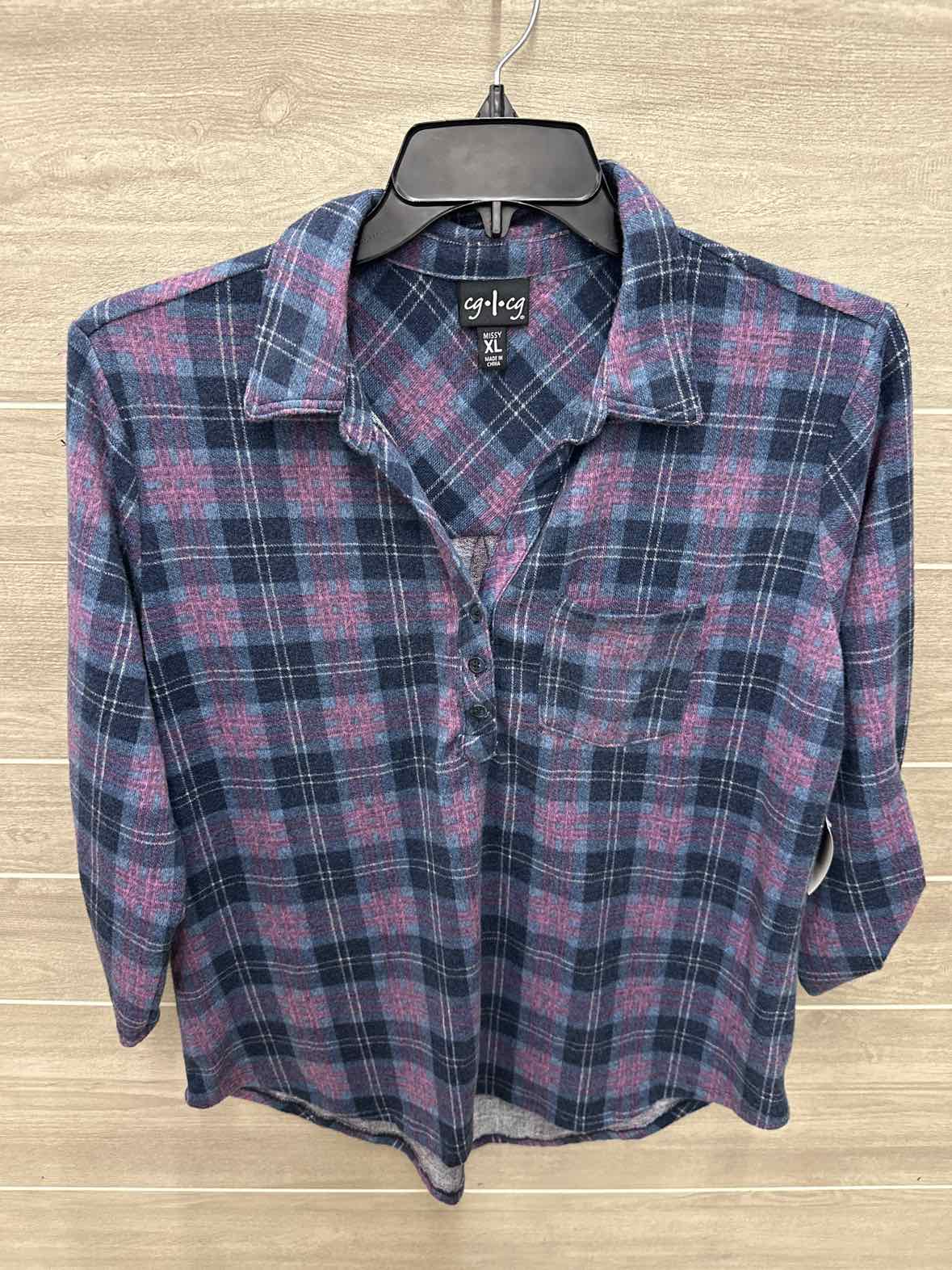 CG/CG Size XL Purple Womens Shirt