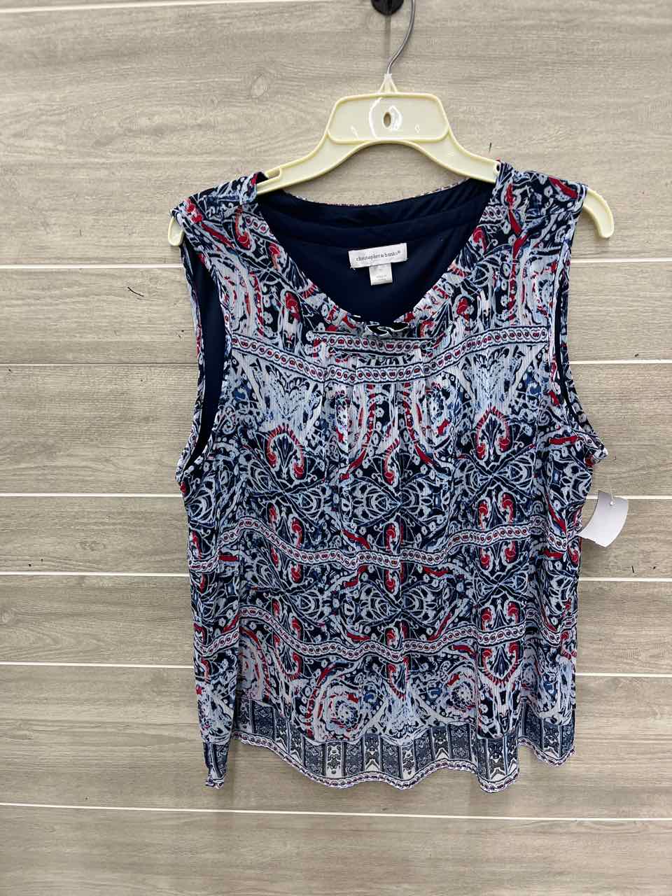Christopher & Banks Size XL Blue Womens Tank Top