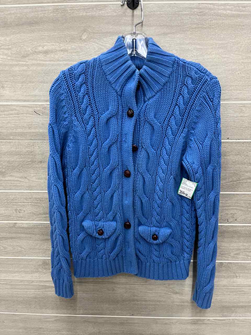 Lands End Size S Blue Womens Sweater