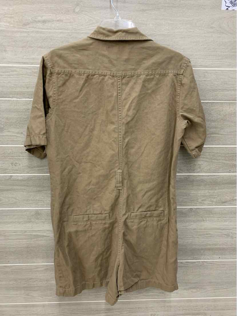 Tan Womens Size S Tall Romper