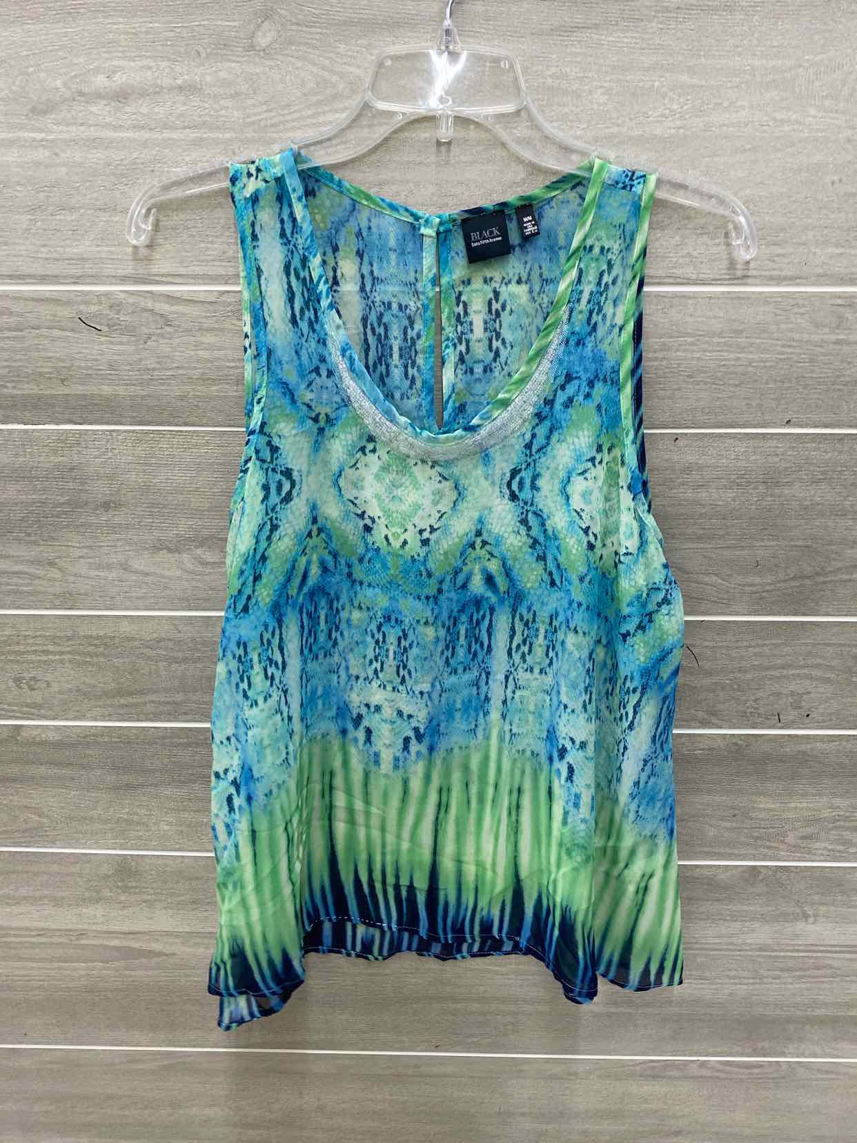 Saks Fifth Ave Blue Womens Size M Tank Top