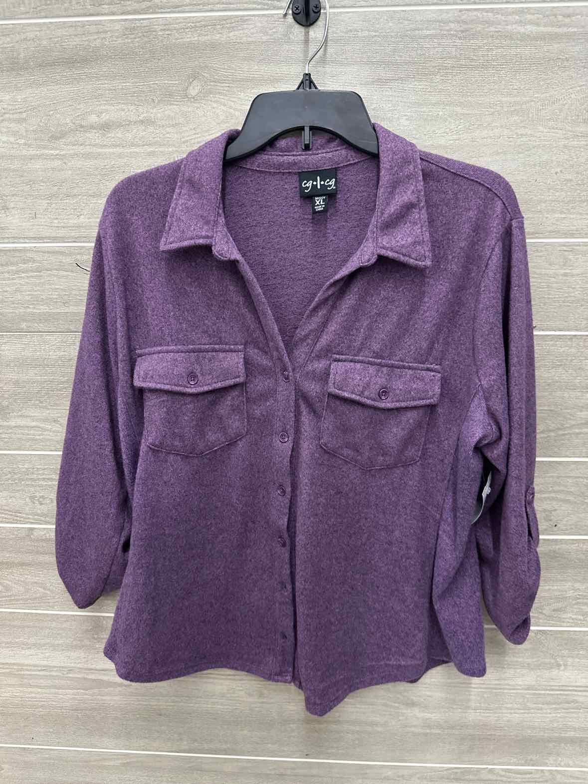 CG/CG Size XL Purple Womens Shirt