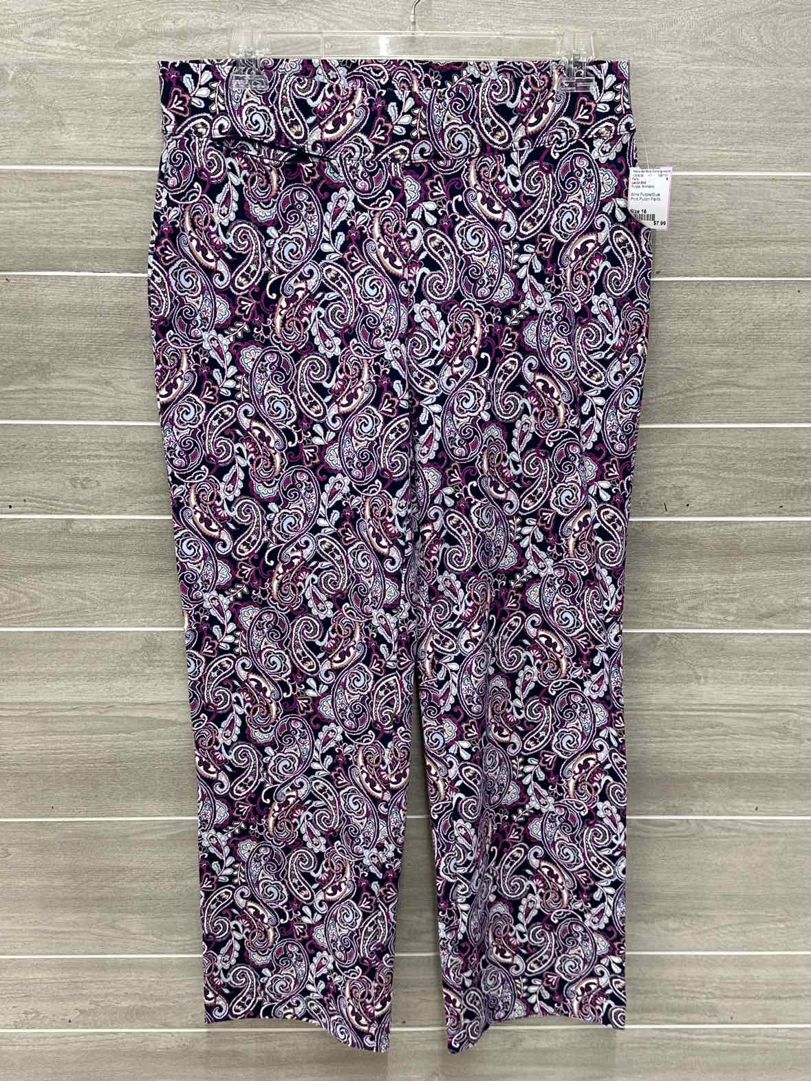 Lands End Purple Womens Size 16 Pants