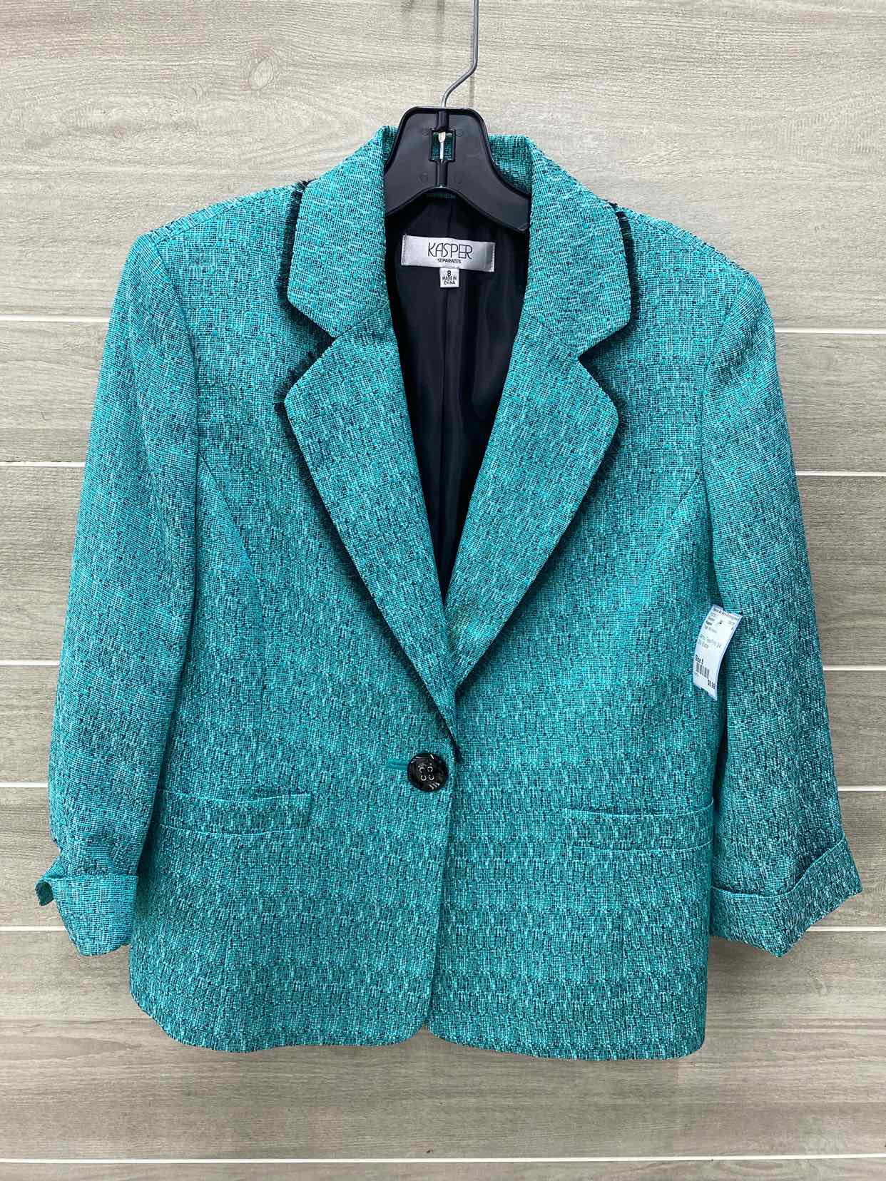 Kasper Teal Womens Size 8 Sweater