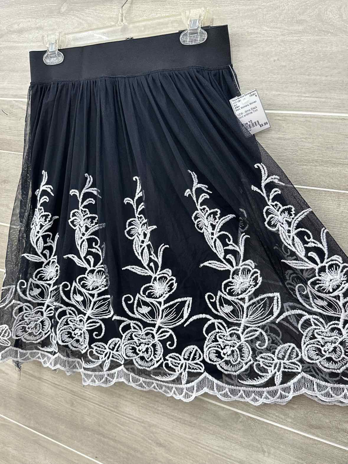 Alfani Black Womens Women Size 10 Skirt