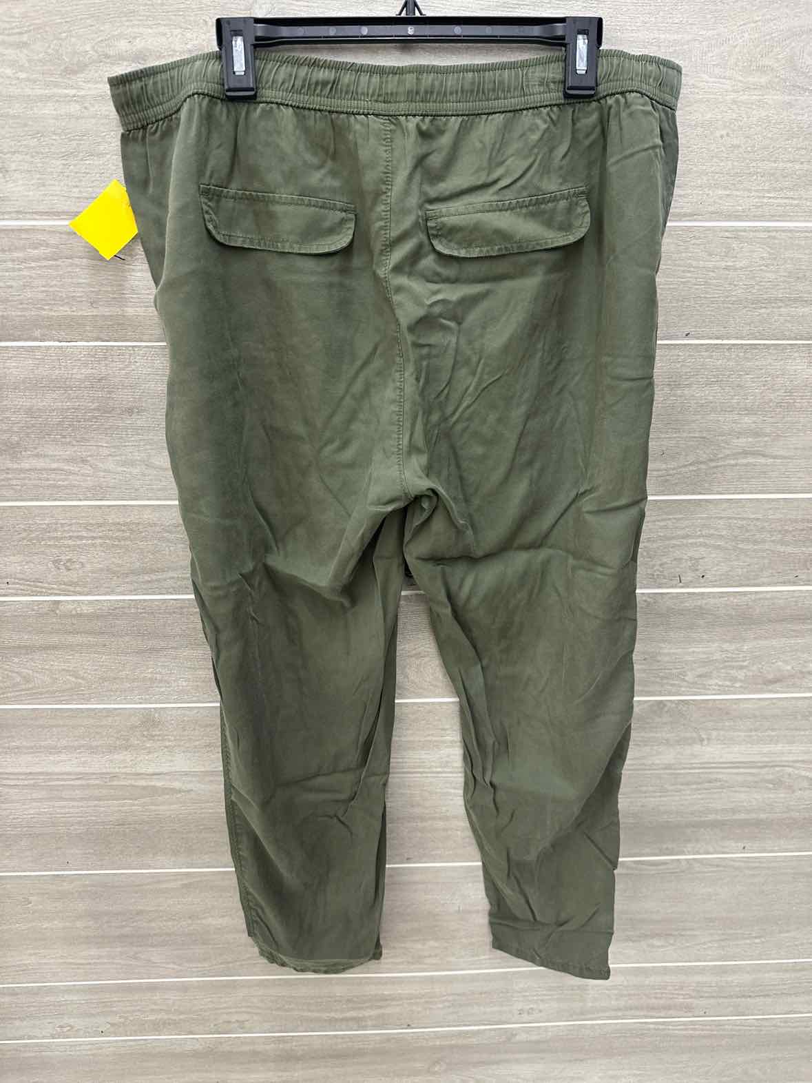 Time & Tru Olive Womens Women Size 12/14 Pants