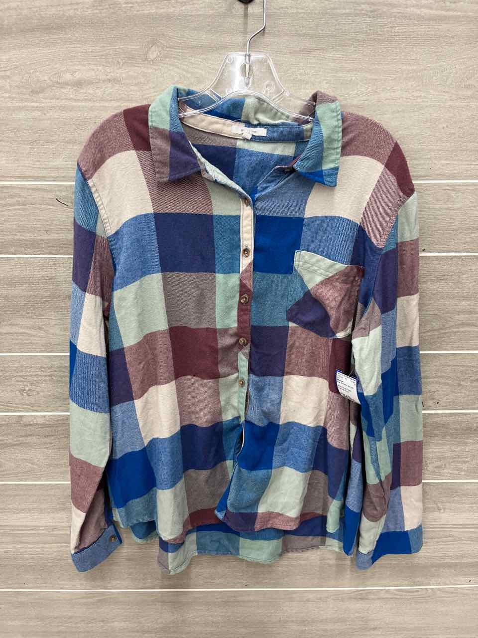 Maurices Size XXL Blue Womens Shirt