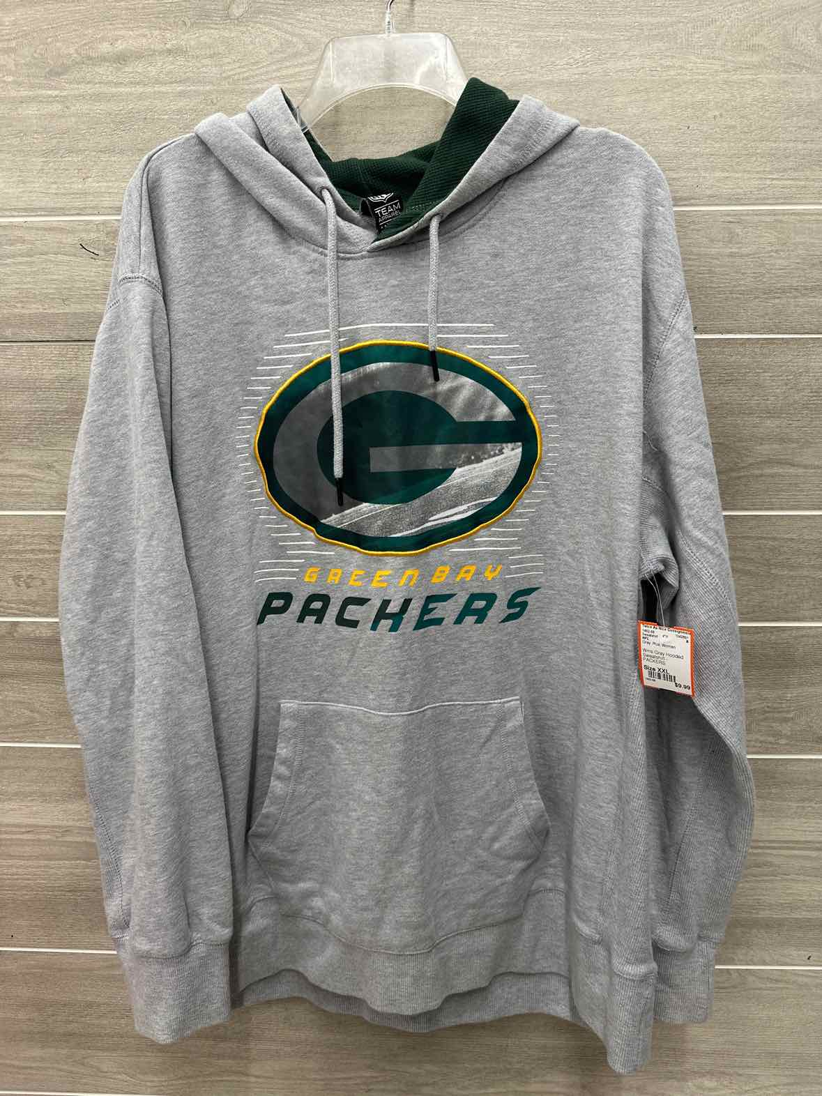 NFL Size XXL Gray Plus Sweatshirt