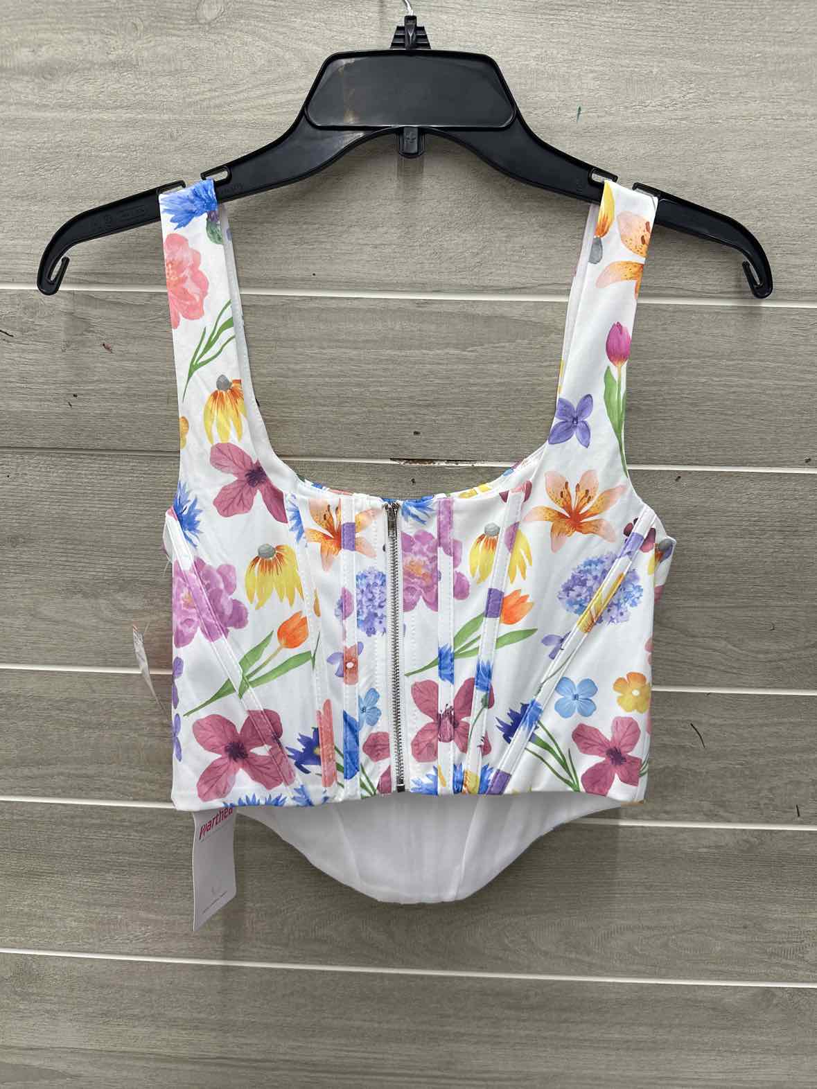 Size S White Junior Tank Top